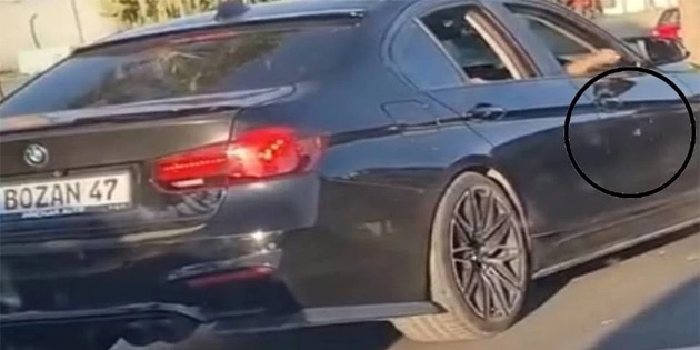 G�nyeli'de yola �ekirdek ��p�n� atan s�r�c�ye 34 bin TL ceza