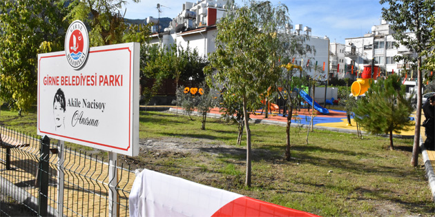Akile Nacisoy'un an�s� Girne’de a��lan engelli dostu oyun park�nda ya�at�lacak