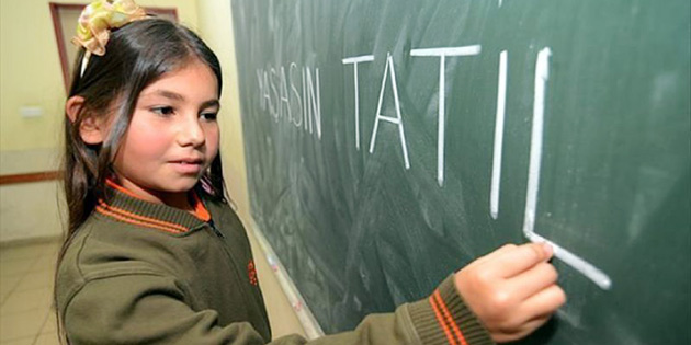 YARIYIL TAT�L� YARIN BA�LIYOR 