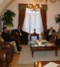 Cumhurba�kan� Talat Tosuno�lu Heyetini Kabul Etti 