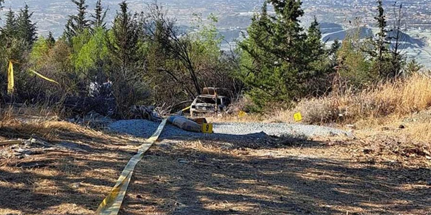 Limasol’da yanan arata iki ceset bulundu