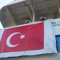 Kurtlar Vadisi Filistin Mavi Marmara'da ekiliyor     