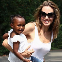 Angelina Jolie'nin vey kz Zahara gerek annesini istiyor 
