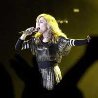 Madonna bu kez gstermedi