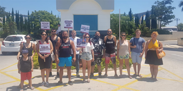 Bamszlk Yolu Akbelen Ormannda aa kesimini engellemek iin sergilenen mcadeleye destek belirtti 