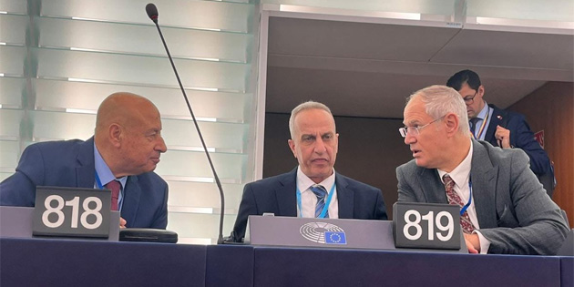 Hasipo�lu AKPA’da Filistin raporunun oylamas�n� Filistin’li vekillerle birlikte izledi