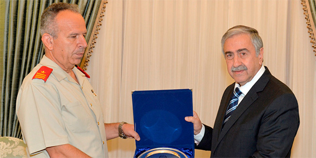 CUMHURBAKANI AKINCI, GKK KOMUTAN YARDIMCISI TUGENERAL KORKUTER’ KABUL ETT