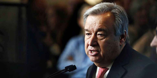 GUTERRES RUM LDERE MESAJ GNDERD: ZM ZAMANI GELD 