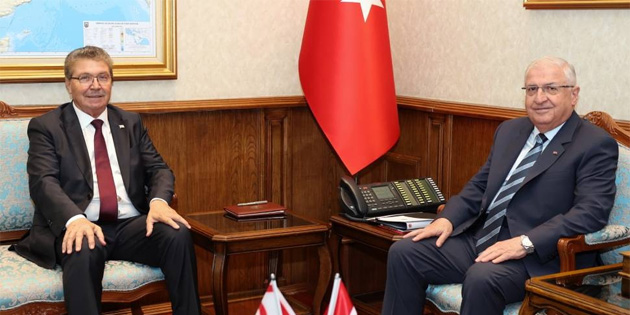 stel, Milli Savunma Bakan Yaar Gler ile bir araya geldi