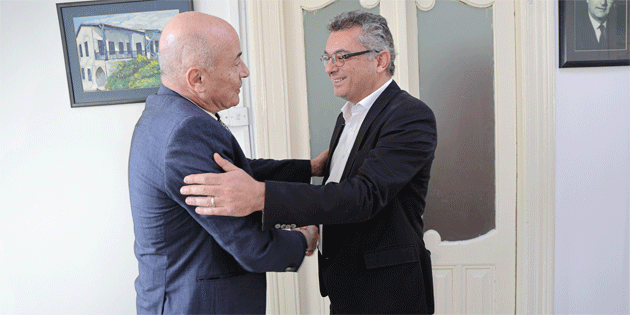 Erh�rman, �svi�re’nin Lefko�a B�y�kel�isi Burgener’le g�r��t�