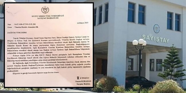 SAYITAY RAPORU: HKMETN BAZI ATAMALARI HUKUKA AYKIRI 