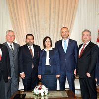 Siber, M�S�AD Enerji Kurulu’ndan bir heyeti kabul etti 