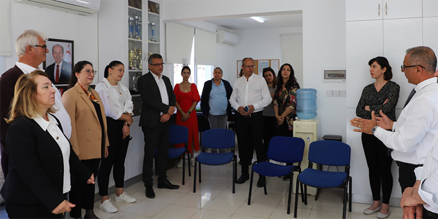 CTP heyeti Lefke’yi ziyaret etti 