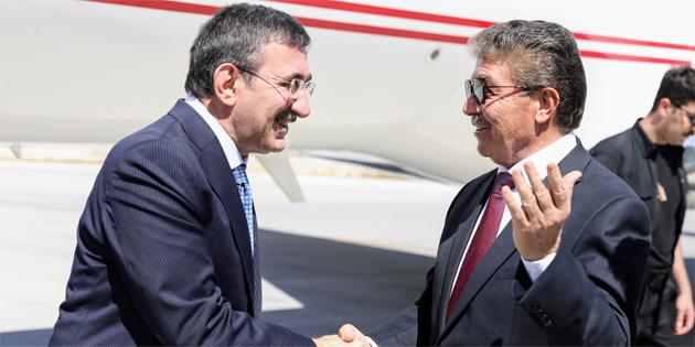 T�rkiye Cumhurba�kan� Yard�mc�s� Y�lmaz KKTC’ye geldi