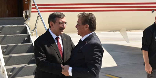 T�rkiye Cumhuriyeti Cumhurba�kan� Yard�mc�s� Cevdet Y�lmaz, KKTC’ye geldi