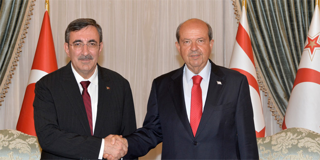 Cumhurba�kan� Tatar, TC Cumhurba�kan� Yard�mc�s� Y�lmaz’� kabul etti