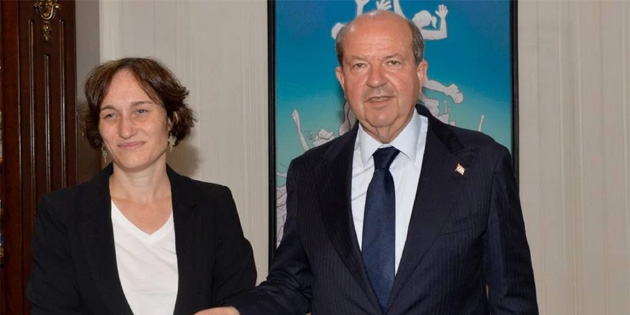 Cumhurbakan Ersin Tatar, yeni Fransz Bykeli ile grt