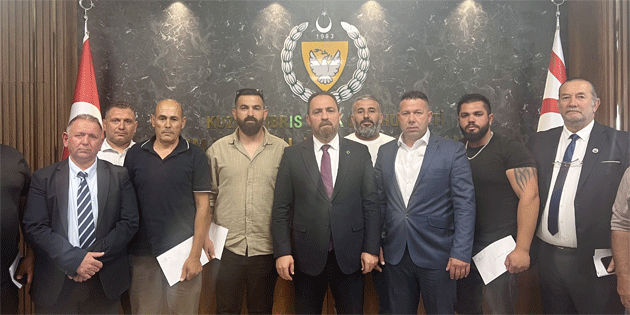 Tarm ve Doal Kaynaklar Bakan avu, Kbrs Trk iftiler Birlii’ni kabul etti