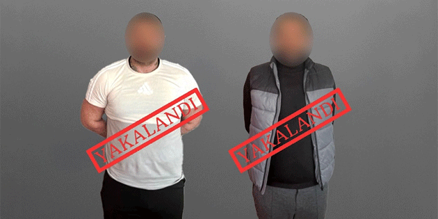 Yerlikaya: K�rm�z� b�ltenle aranan iki su�lu G�rcistan'da yakalanarak T�rkiye'ye getirildi