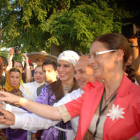 Uluslararas� festivale kat�ld�lar
