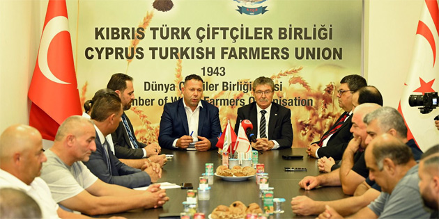 Babakan nal stel, Kbrs Trk iftiler Birlii'ni ziyaret etti 