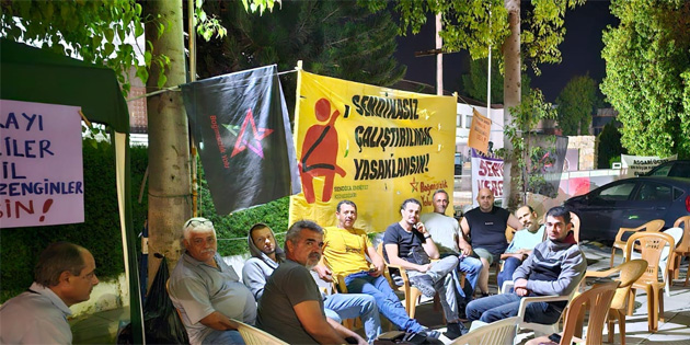 Bamszlk Yolu'ndan Meclis'teki kaosa kar oturma eylemi