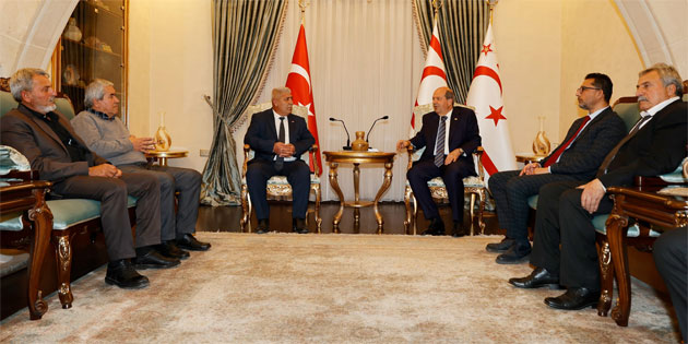Cumhurbakan Ersin Tatar ukurovallar Dernei Bakan ve Ynetim Kurulunu kabul etti