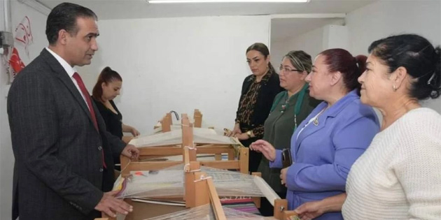 alma Bakan'ndan “Kadna Ynelik Mesleki Eitim ve Sosyal Destek Projesi”ne destek