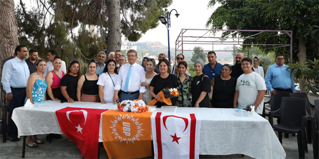 stel, Yeilrmak, Yedidalga ve Lefke’yi ziyaret etti