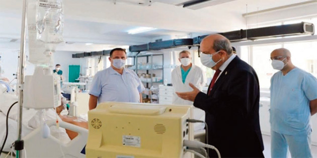 Tatar’dan baklanan polis memuruna ziyaret