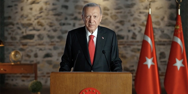 TC Cumhurbakan Erdoan'dan Anayasa'nn ilk drt maddesine vurgu:' Tartmaya ak deil!'