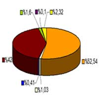 Erolu yzde 50.38: Talat 42.85; Erturulolu 3.81 