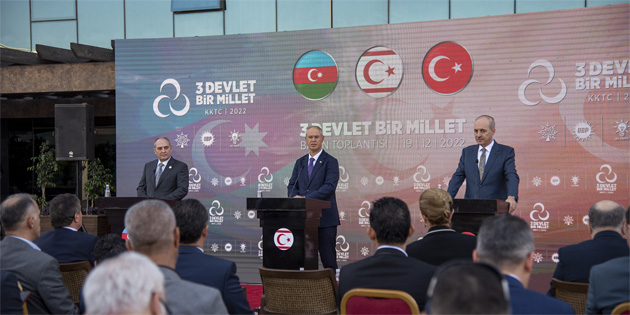 “3 Devlet Bir Millet Bas�n Toplant�s�” d�zenlendi 