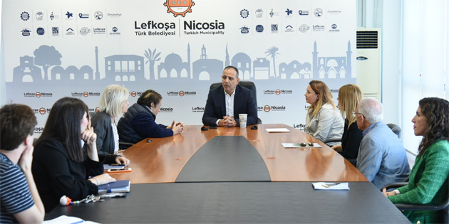 LTB Ba�kan� Harmanc�, �nsan Haklar� Platformu ve Cyprus Stop Trafficking temsilcileriyle g�r��t� 