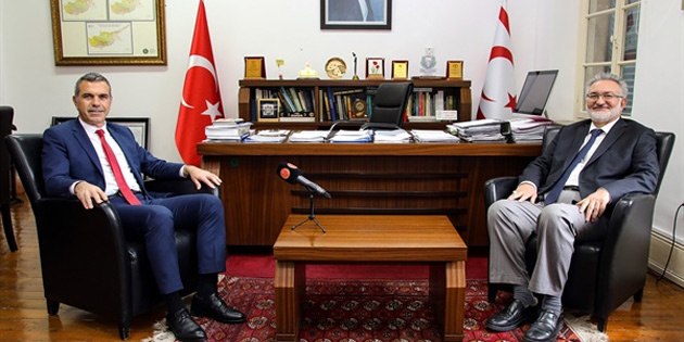 Ulu�ay Vak�flar �daresi Genel M�d�r� Benter’i ziyaret etti 