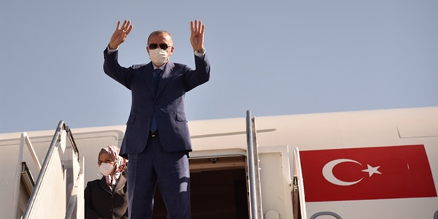 T�rkiye Cumhurba�kan� Erdo�an KKTC’den ayr�ld� 