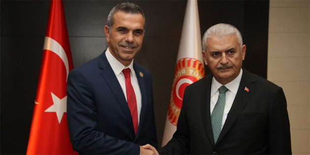 Ulu�ay, TBMM Ba�kan� Y�ld�r�m ile g�r��t� 