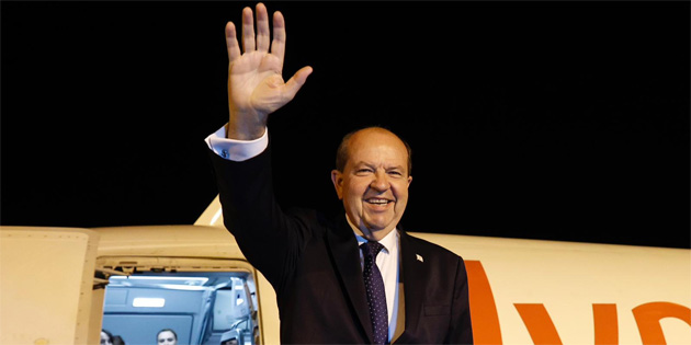 Cumhurba�kan� Tatar T�rkiye’ye gitmek �zere adadan ayr�ld� 