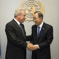 Avramopulos, Ban Ki Moon ile g�r��t�