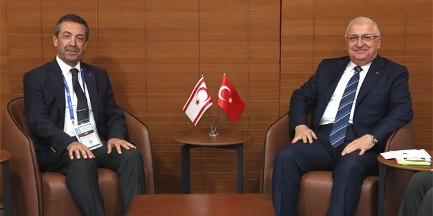 TC Milli Savunma Bakan� G�ler, D��i�leri Bakan� Ertu�rulo�lu ile g�r��t� 