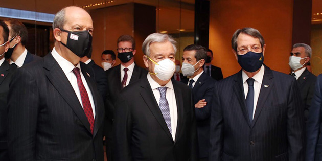 Guterres, Kbrs sorunu prosedryle ilgili farkl senaryolar stnde alyor 