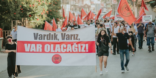 CTP ilk eylemini Lefke’de yapt� 