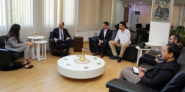 zersay, Trk Genlik Birlii ngiltere heyetini kabul etti 