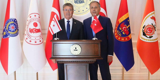 Babakan stel, Trkiye ileri Bakan Yerlikaya ile grt