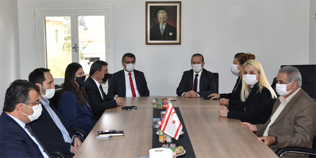 Cumhuriyeti Trk Partisi heyeti, Demokrat Parti’yi ziyaret etti 