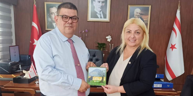 Berova, Mehmet�ik B�y�kkonuk Belediye Ba�kan� Tu�lu’yu kabul etti