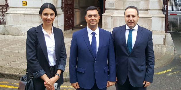 Nami Londra'da temaslarda bulunuyor