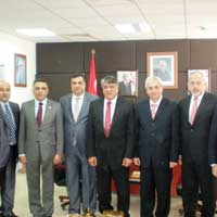 Amcao�lu, Kepez’den gelen heyetle g�r��t�