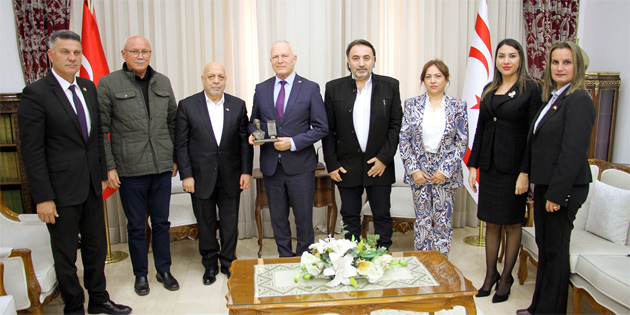 Tre, HAK- Konfederasyonu Genel Bakan Mahmut Arslan’ kabul etti