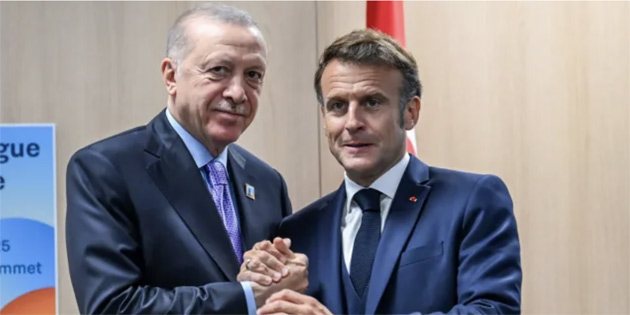 ERDOAN MACRON LE KIBRIS’I KONUTU! 